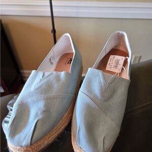 American Eagle By Payless Light Blue Espadrilles